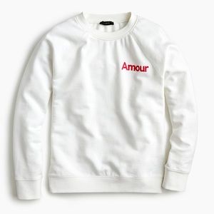Jcrew amor sweatshirt xs